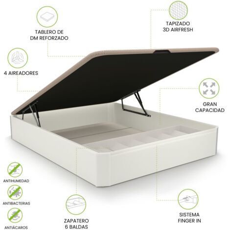 Canapé Luxury Plus 3D Blanco 150x190 (1/5)
