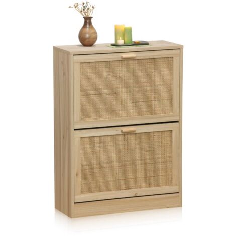 Zapatero Made Pino - Rattan (ancho) x 82cm (alto) (1/5)