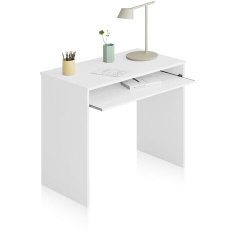 Mesa de ordenador Smile Blanco Artik (Blanco Mate) (ancho) x 79cm (alto)