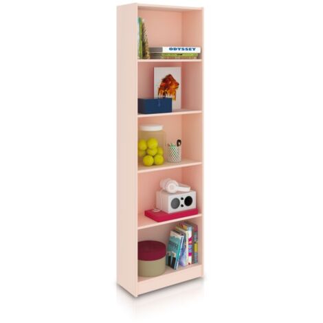 Estantería juvenil Smile Rosa nube (ancho) x 180cm (alto) (1/5)