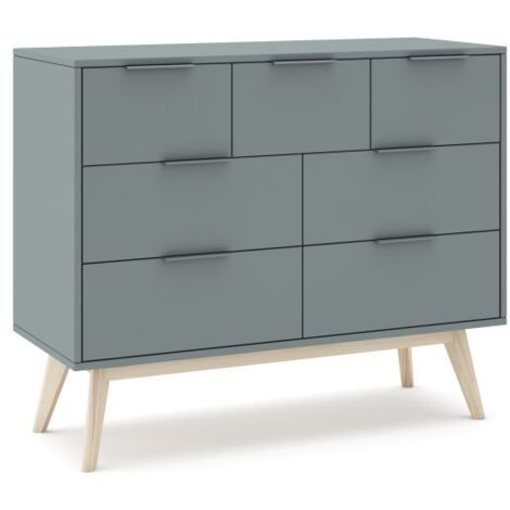 Cómoda Numa Verde Salvia - Oak Soft (ancho) x 83cm (alto) (1/5)