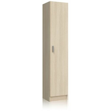 Armario Multiusos 1 Columna Roble Multiusos 37cm (ancho) x 180cm (alto)