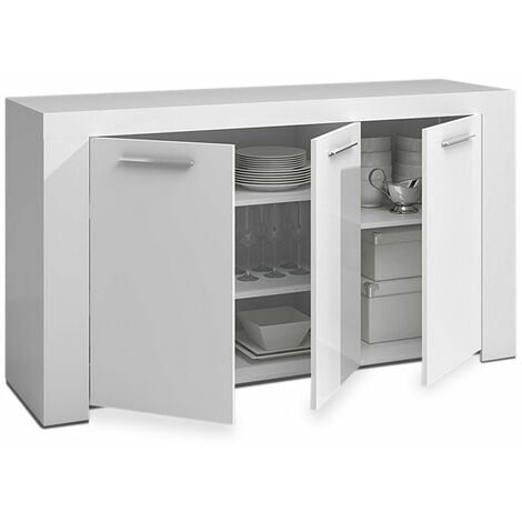 Aparador Ambit Blanco Artik (Blanco Mate) 144cm (ancho) x 80cm (alto)