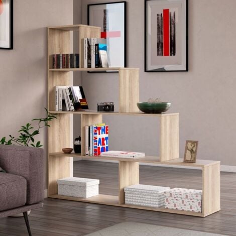 Estantería de pared Klum Roble Canadian 145cm (ancho) x 145cm (alto)