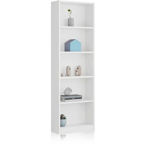 Estantería juvenil iJoy Blanco Artik (Blanco Mate) 52cm (ancho) x 180cm (alto)