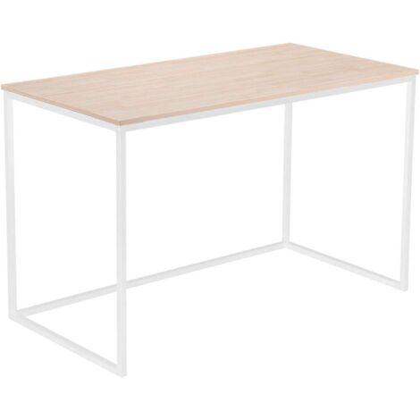 Mesa de escritorio Mia Roble salvaje - Blanco 120x60 (1/8)