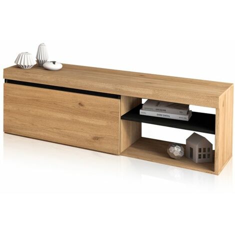 Mueble TV Ebos 120 Roble Nude - Ceniza (ancho) x 40cm (alto) (1/5)