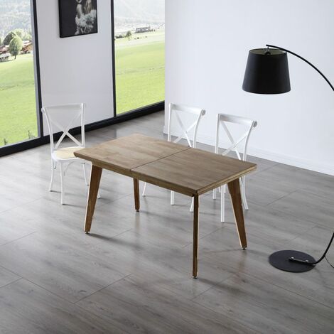 Mesa de comedor extensible Kay Roble Honey 80cm (ancho) x 76cm (alto)