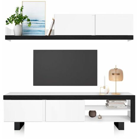 Salón Axis UP 180 Blanco - Ceniza (ancho) x 49cm (alto) (1/5)