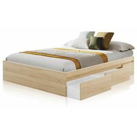 Cama Four Roble Canadian 156cm (ancho) x 37cm (alto)