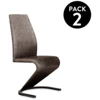 Pack 2 sillas de comedor Rin Marengo 45cm (ancho) x 100cm (alto)