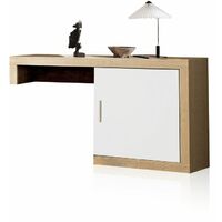 Módulo bajo Nuka 1 puerta Cambria - Blanco (ancho) x 60cm (alto)