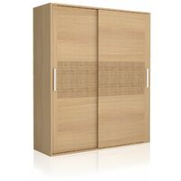 Armario 2 puertas correderas Uniq 180 Tofe - Textil (ancho) x 207,6cm (alto)