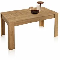 Mesa de comedor extensible Kana Roble Nude 140–200cm (ancho) x 75cm (alto)
