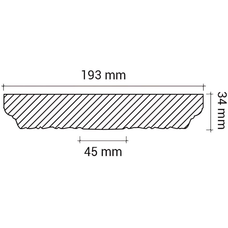PRO[f]home Rosette 156005 – Deckenelement Neo-Klassizismus, Weiß, 65,6cm Durchmesser, Aus Polyurethan