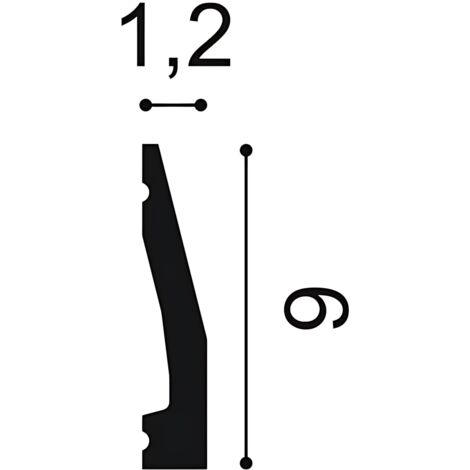 Sockelleiste Orac Decor SX159 AXXENT Sockelleiste Wandleiste Zierleiste modernes Design weiß 2 m