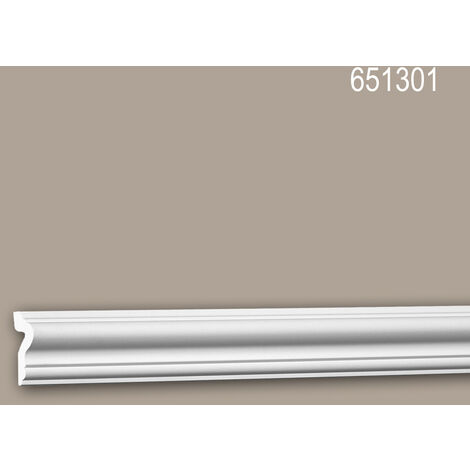 Stuckleisten : Wand- und Friesleiste PROFHOME 151312 Stuckleiste Zierleiste  Wandleiste Neo-Empire-Stil weiß 2 m
