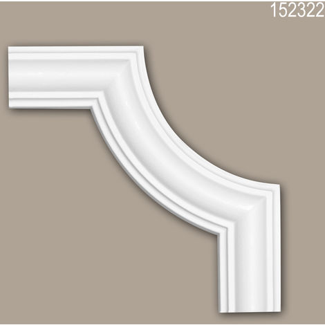 Wand- und Friesleiste PROFHOME 151360F Stuckleiste Flexible Leiste  Zierleiste Neo-Klassizismus-Stil weiß 2 m
