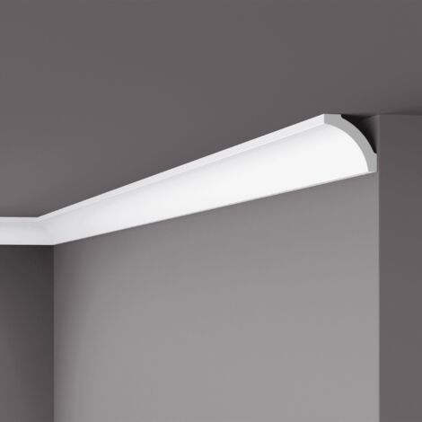 Eckleiste NMC B5 NOMASTYL Noel Marquet Zierleiste Stuckleiste Zeitloses Klassisches Design weiß 2 m