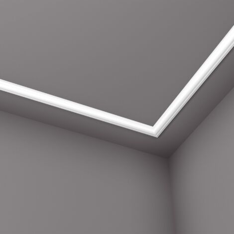 Eckleiste NMC O NOMASTYL Noel Marquet Zierleiste Stuckleiste Modernes Design weiß 2 m