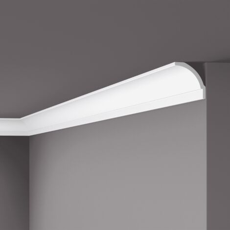 Eckleiste NMC BW1 NOMASTYL Noel Marquet Zierleiste Stuckleiste Zeitloses Klassisches Design weiß 2 m