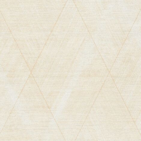 3D Tapete Profhome 388244 heißgeprägte Vliestapete leicht strukturiert mit Chevron Muster schimmernd creme beige 5,33 m2 (1/5)