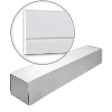 Profhome 653806-box 1 Karton SET mit 10 Sockelleisten Fußleisten Modernes Design  20 m (1/5)