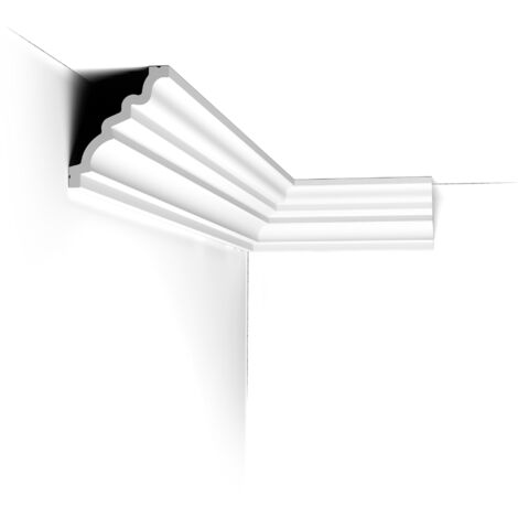 Eckleiste Orac Decor C326 LUXXUS MANOIR Zierleiste Stuckleiste Zeitloses Klassisches Design weiß 2 m (1/5)