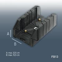 Gehrungslade Orac Decor Zubehör FB13 mit vielen Winkeln max Verarbeitungsgröße: H12,5 cm x B15,5 cm robustes Hart PVC