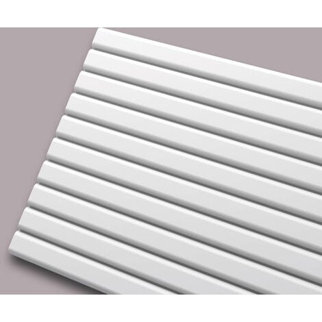 3d revestimiento mural NMC CANELÉ L ARSTYL Noel Marquet Perfil de estuco Elemento decorativo diseño moderno blanco 2 m