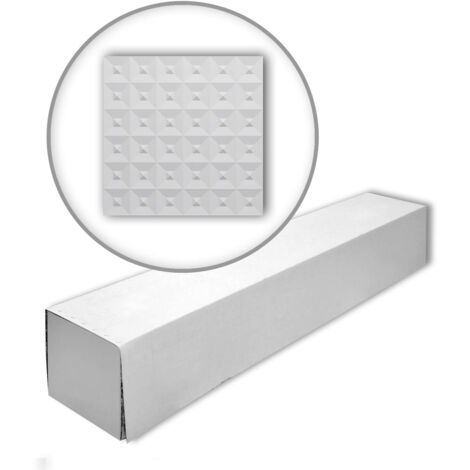 Profhome 159817-box 1 caja 6 piezas 3d revestimiento mural Panel de pared estilo Art déco 1,5 m2 (1/5)