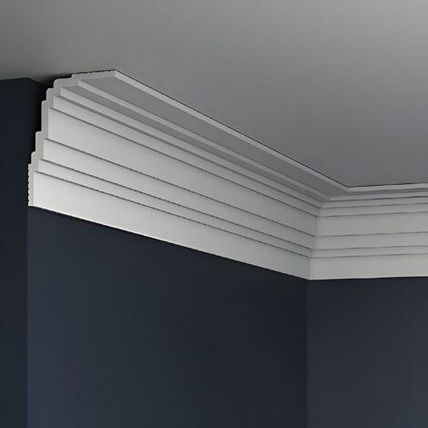 Cornisa Profhome 650802 Moldura para techo Perfil de estuco Moldura ...