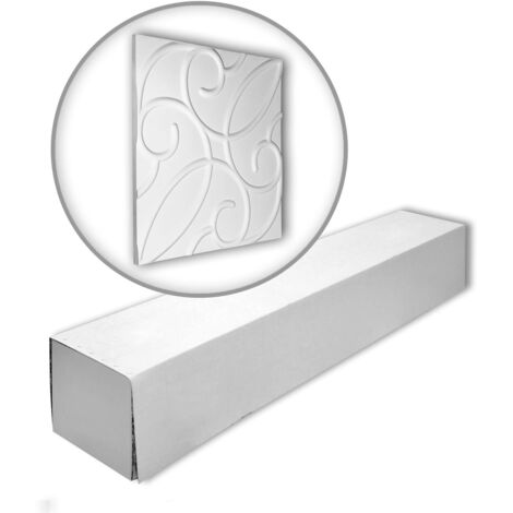 Profhome 159005-box 1 caja 6 piezas 3d revestimiento mural Panel de pared diseño moderno 2,16 m2 (1/4)