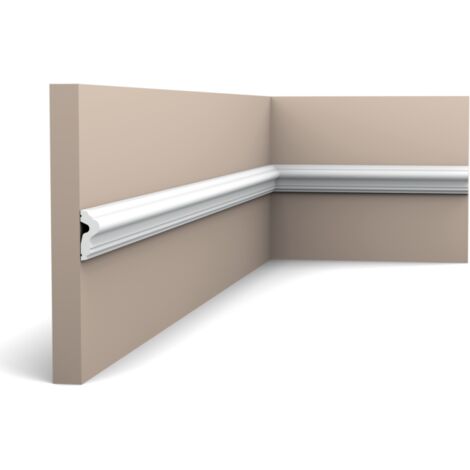 Moldura Cornisa Perfil de estuco Elemento Orac Decor P8030 LUXXUS decorativo para pared y techo 2 m