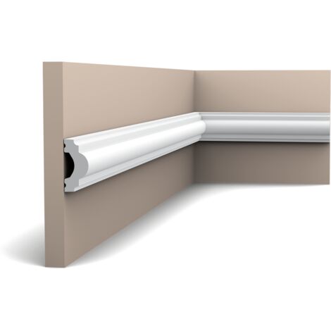 Perfil de estuco Moldura Cornisa Orac Decor PX120 AXXENT Elemento decorativo para pared y techo 2 m