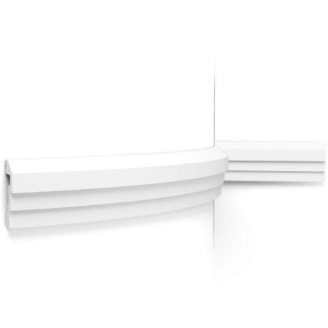 Moldura Cornisa Perfil flexible Orac Decor P7070F LUXXUS Elemento decorativo de estuco para pared y techo 2 m (1/5)