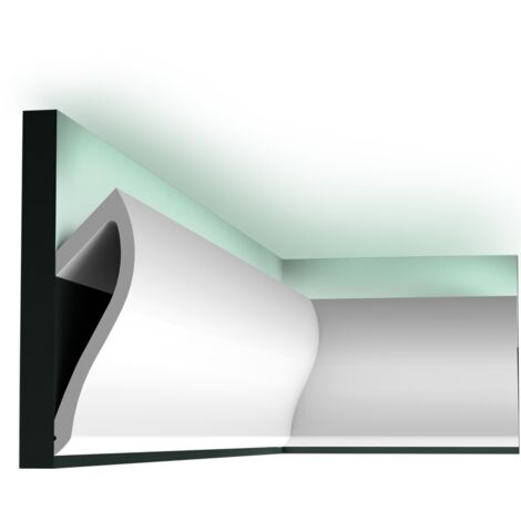 Cornisa Moldura Perfil de estuco para Iluminación indirecta 2 m Orac Decor C371 Shade Ulf Moritz