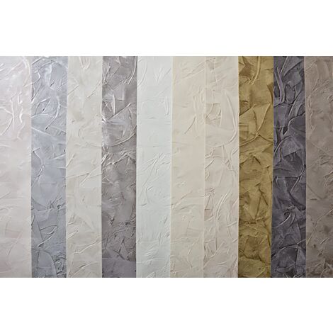 Empapelado texturado EDEM 9086-24 papel pintado vinílico estampado en caliente con dorso textil gofrado unicolor efecto satinado blanco rosa-claro 10,65 m2