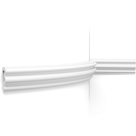 Moldura para pared Orac Decor P4025F LUXXUS AUTOIRE Moldura decorativa Perfil de estuco diseño atemporal clásico blanco 2 m (1/4)