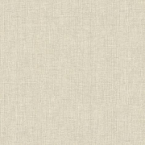 Empapelado tono sobre tono Profhome 369766 papel pintado no tejido ligeramente texturado tono sobre tono mate crema 5,33 m2