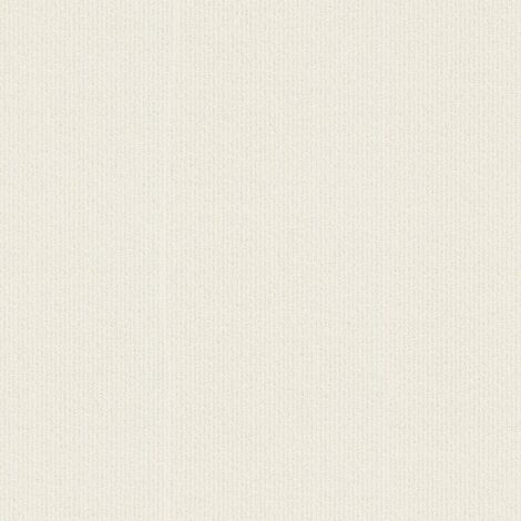 Papel pintado liso Profhome 373651 papel pintado no tejido ligeramente texturado tono sobre tono mate crema 5,33 m2