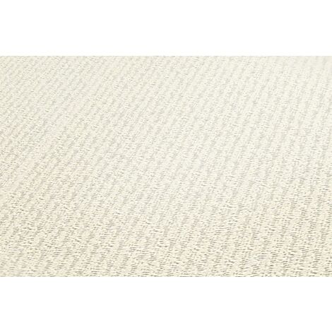 Papel pintado liso Profhome 373651 papel pintado no tejido ligeramente texturado tono sobre tono mate crema 5,33 m2