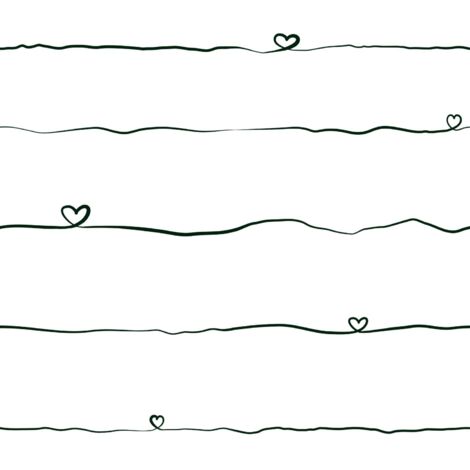 Papel pintado gráfico Profhome 381403 papel pintado no tejido ligeramente texturado con lineas onduladas mate negro blanco 5,33 m2 (1/5)