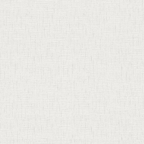 Empapelado tono sobre tono Profhome 647139 papel pintado texturado ligeramente texturado tono sobre tono mate gris blanco 5,33 m2