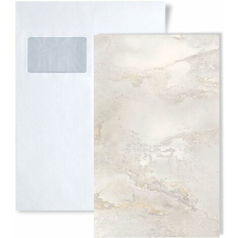1 PIEZA DE MUESTRA S-23180 WallFace GENESIS White AR+ S-GLASS Collection  MUESTRA Panel de pared en tamaño aprox DIN A5
