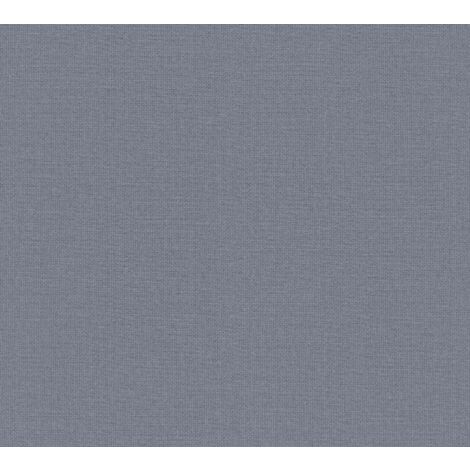 Papel pintado liso Profhome 387447 papel pintado vinílico estampado en caliente tejido non tejido ligeramente texturado unicolor mate azul azul-colombino gris azulado 5,33 m2 (1/5)