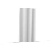 3d revestimiento mural Orac Decor WX210 REED Panel de pared Panel acustico Friso Moldura para pared Perfil de estuco Moldura decorativa diseño moderno blanco 2 m