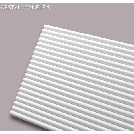 3D Rivestimento murale NMC CANELÉ S ARSTYL Noel Marquet modanatura aspetto stucco elemento decorativo design moderno bianco 2 m