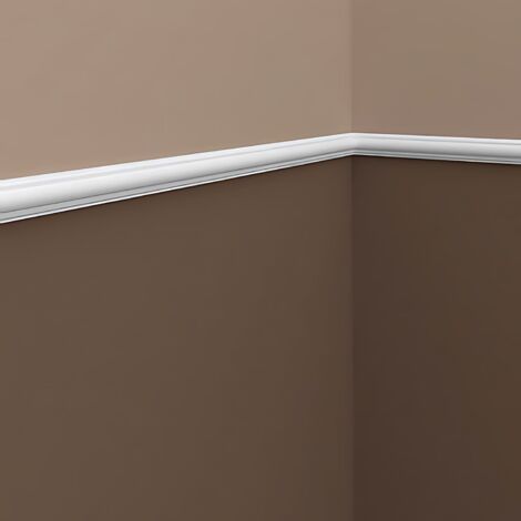 Cornice Parete 151322 Profhome modanatura tipo stucco cornice parete stile neoclassico bianco 2 m