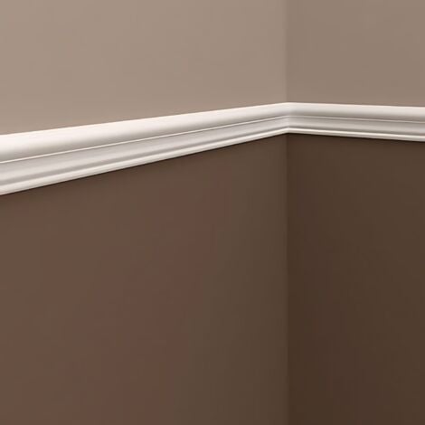 Cornice Parete 651400 Profhome modanatura tipo stucco fregio design classico senza tempo bianco 2 m